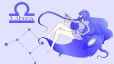 天秤座壁纸图片天秤座女生朋友多依然图片