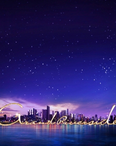 星空城市图片