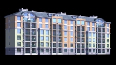 3D设计住宅建筑多层3d模型设计