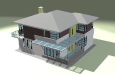 世界最好的100栋别墅独栋多层别墅3D模型
