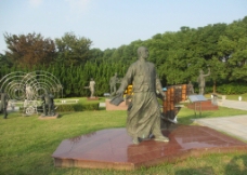东方绿舟   铜雕塑   图片