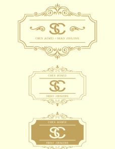 S&C婚礼logo设计图片