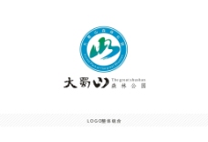大蜀山森林公园logo设图片