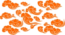 欧式边框中国传统古典花纹祥云