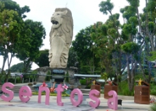 新加坡鱼尾狮塔图片