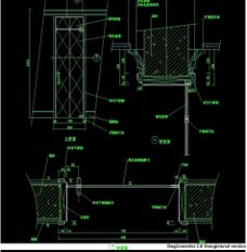 门CAD设计图