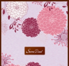 花主题月饼包装封面图片