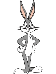 兔八哥卡通图库 矢图片