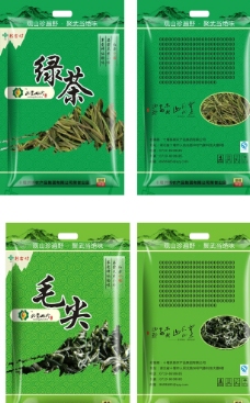 茶叶袋装包装设计图片
