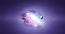 紫色星空 宇宙美图图片