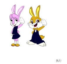 漫画兔图片