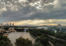 北京的黄昏图片