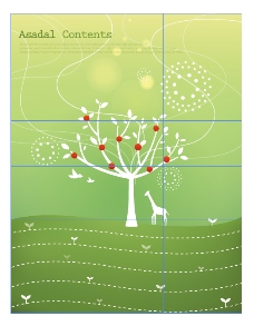矢量小树ai源文件下载广告海报设计