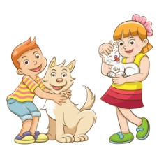 宠物狗卡通儿童图片