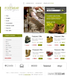 销售购物类网站设计图片