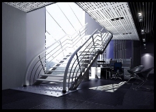 楼梯设计楼梯空间设计3d模型