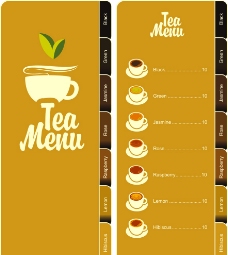 餐饮咖啡菜单图片