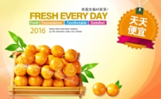 超市水果海报 水果 橘子图片