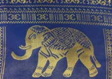 大象布纹理图片