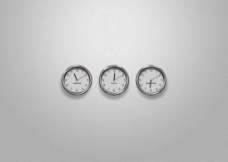 简洁时钟UI设计图片