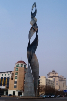 天津开发区 麻花柱图片