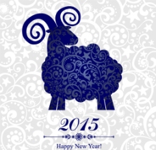 2015年羊花纹图片