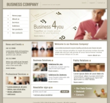 web界面设计 国外企业站图片