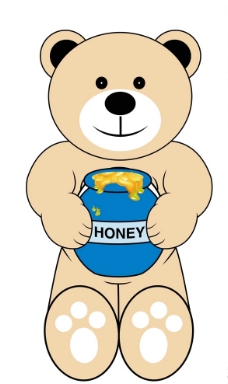 卡通密糖熊图片