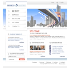 国外企业网站模板图片