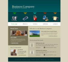 国外企业站 web界面设计图片