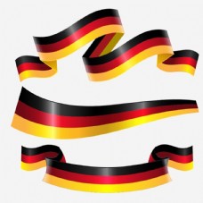 德国国旗彩带