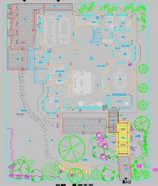 景观设计别墅景观平面设计CAD图片