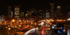 city城市夜景延时拍摄图片