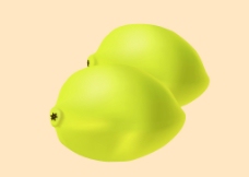 水果柠檬插画AI矢量图图片